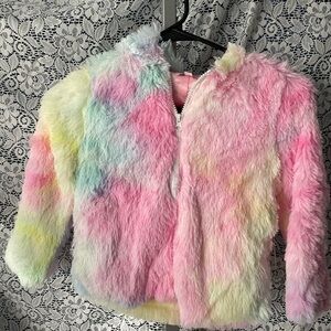 Chenault Girls Multicolor XS Unicorn Jacket